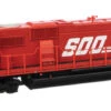 Walthers Mainline 910-20321 - EMD SD60M "TRICLOPS" W/ LokSound 5 Sound & DCC Soo Line (SOO) 6060 - HO Scale