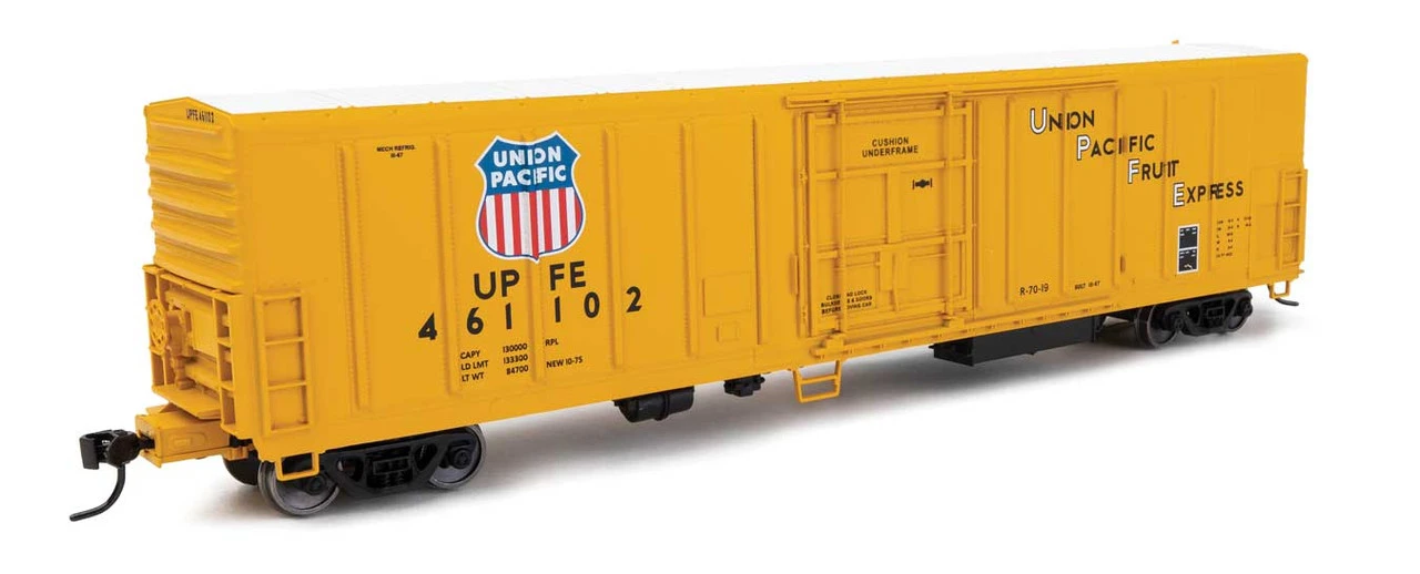 Walthers Mainline 910-3994 - 57' Mechanical Reefer Union Pacific (UPFE) 461102 - HO Scale 1 Walthers Mainline 910-3994 - 57' Mechanical Reefer Union Pacific (UPFE) 461102 - HO Scale