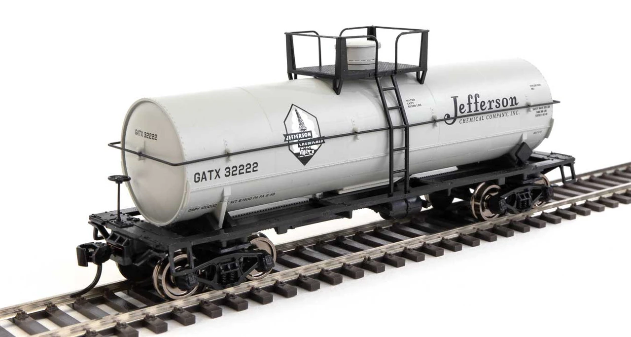 Walthers Mainline 910-48010 - 36' Chemical Tank Car Jefferson Chemical (GATX) 32222 - HO Scale 1 Walthers Mainline 910-48010 - 36' Chemical Tank Car Jefferson Chemical (GATX) 32222 - HO Scale