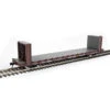 Walthers Mainline 910-5876 - 60' P-S Bulkhead Flatcar Trailer Train (PTTX) 90663 - HO Scale