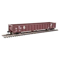 Walthers Mainline 910-6265 - 53' Railgon (Boxcar Red, White, Quality Logo) Conrail (CR) 587105 - HO Scale