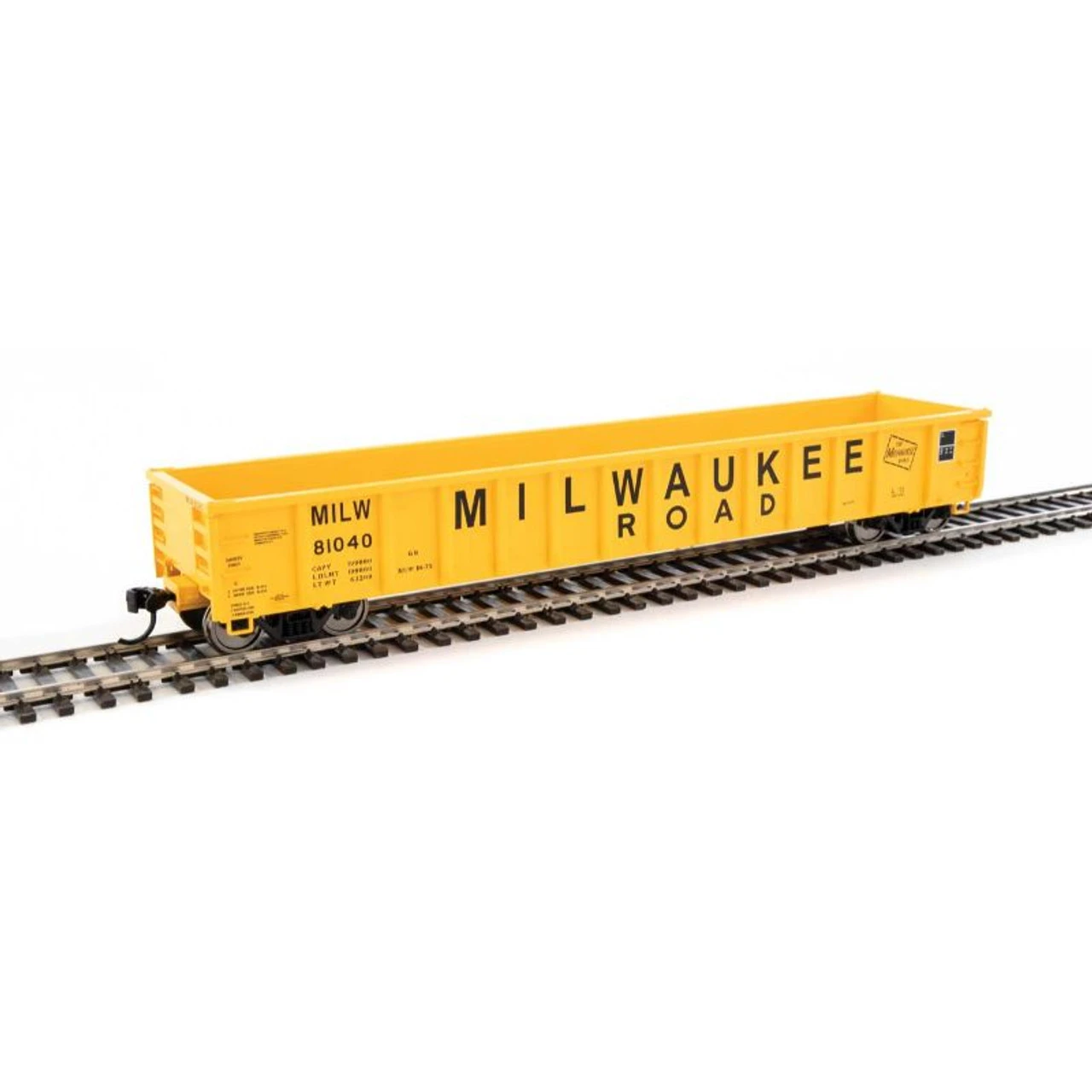 Walthers Mainline 910-6311 - 53' Railgon Gondola Milwaukee Road (MILW) 81119 - HO Scale 1 Walthers Mainline 910-6311 - 53' Railgon Gondola Milwaukee Road (MILW) 81119 - HO Scale