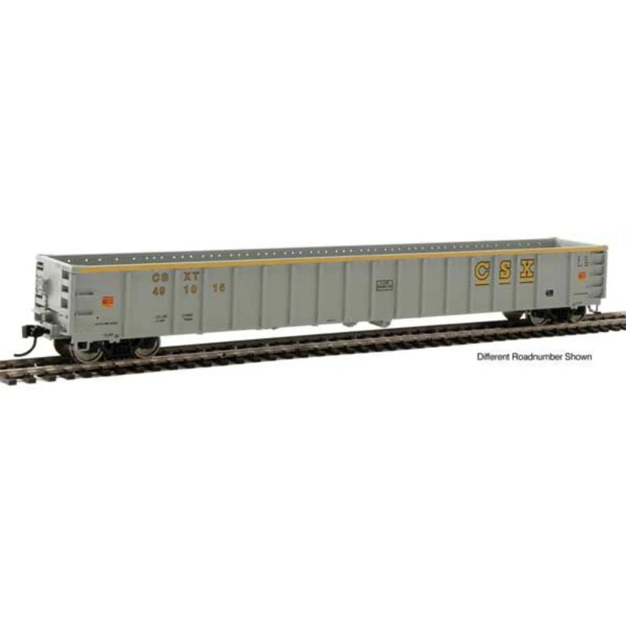 Walthers Mainline 910-6415 - 68' Railgon Gondola - Ready To Run CSX (CSXT) 491046 - HO Scale 1 Walthers Mainline 910-6415 - 68' Railgon Gondola - Ready To Run CSX (CSXT) 491046 - HO Scale