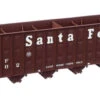 Walthers Mainline 910-6751 - Greenville 7,000 CuFt Woodchip Hopper Atchison, Topeka And Santa Fe (ATSF) 165002 - HO Scale