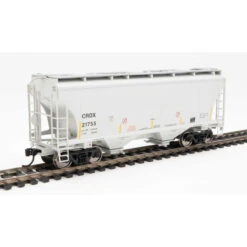 Walthers Mainline 910-7576 - 39' Trinity 3281 2-Bay Covered Hopper Chicago Freight Car (CRDX) 21790 - HO Scale