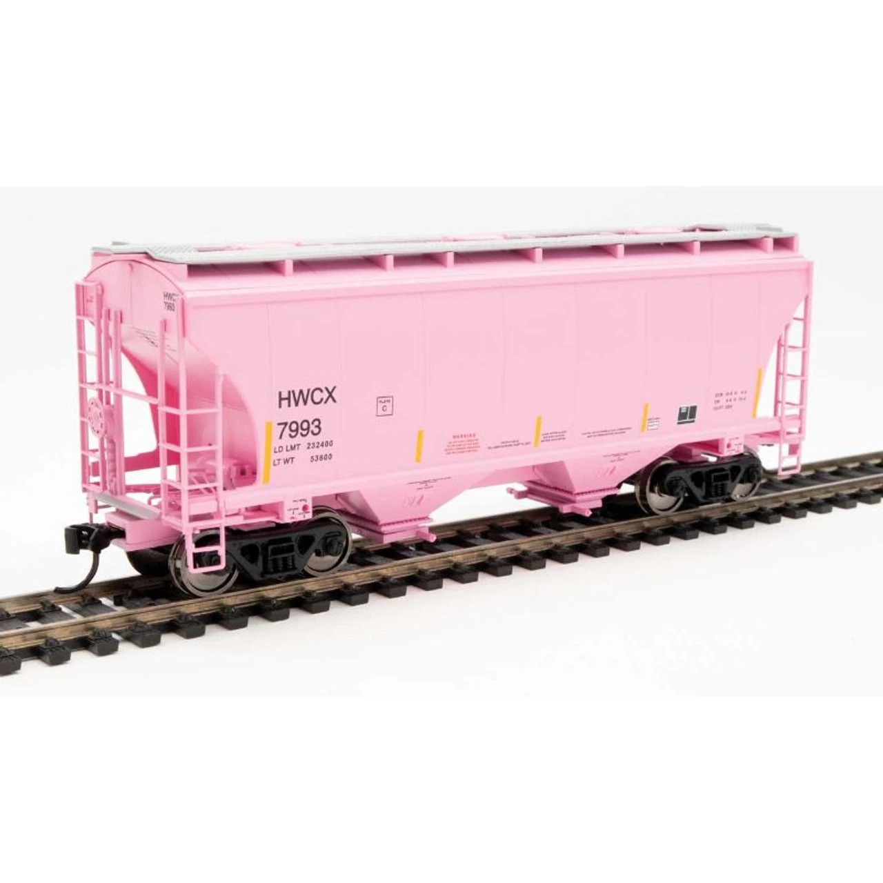 Walthers Mainline 910-7582 - 39' Trinity 3281 2-Bay Covered Hopper Halliburton (HWCX) 7996 - HO Scale 1 Walthers Mainline 910-7582 - 39' Trinity 3281 2-Bay Covered Hopper Halliburton (HWCX) 7996 - HO Scale