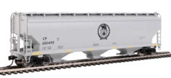 Walthers Mainline 910-7724 - 60' NSC 5150 3-Bay Covered Hopper Canadian Pacific (CP) 650490 - HO Scale