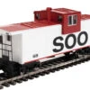 Walthers Mainline 910-8721 - International Extended Wide-Vision Caboose Soo Line (SOO) 68 - HO Scale