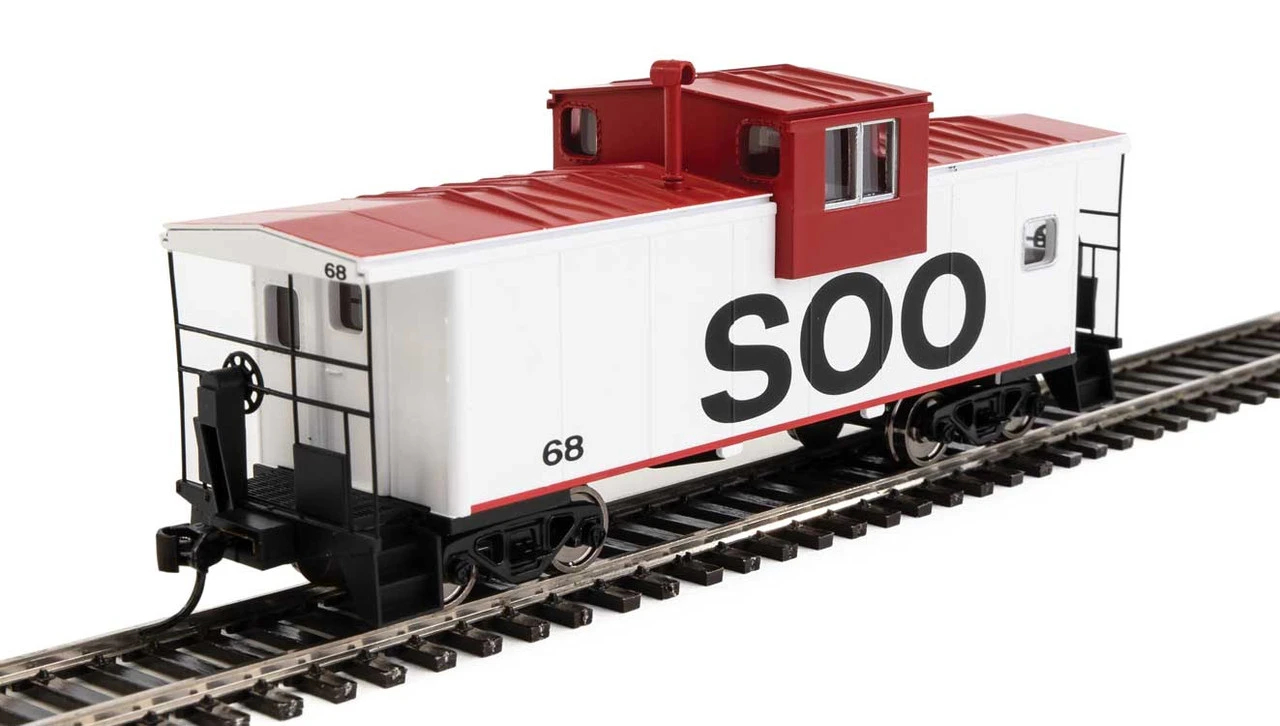 Walthers Mainline 910-8721 - International Extended Wide-Vision Caboose Soo Line (SOO) 68 - HO Scale 1 Walthers Mainline 910-8721 - International Extended Wide-Vision Caboose Soo Line (SOO) 68 - HO Scale