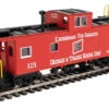 Walthers Mainline 910-8766 - International Wide-Vision Caboose Detroit & Toledo Shoreline (D&TS) 121 - HO Scale