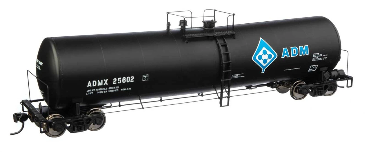 Walthers Proto 920-100245 - 23,000 Gallon Funnel-Flow Tank Car Archer-Daniels-Midland (ADMX) 25602 - HO Scale 1 Walthers Proto 920-100245 - 23,000 Gallon Funnel-Flow Tank Car Archer-Daniels-Midland (ADMX) 25602 - HO Scale