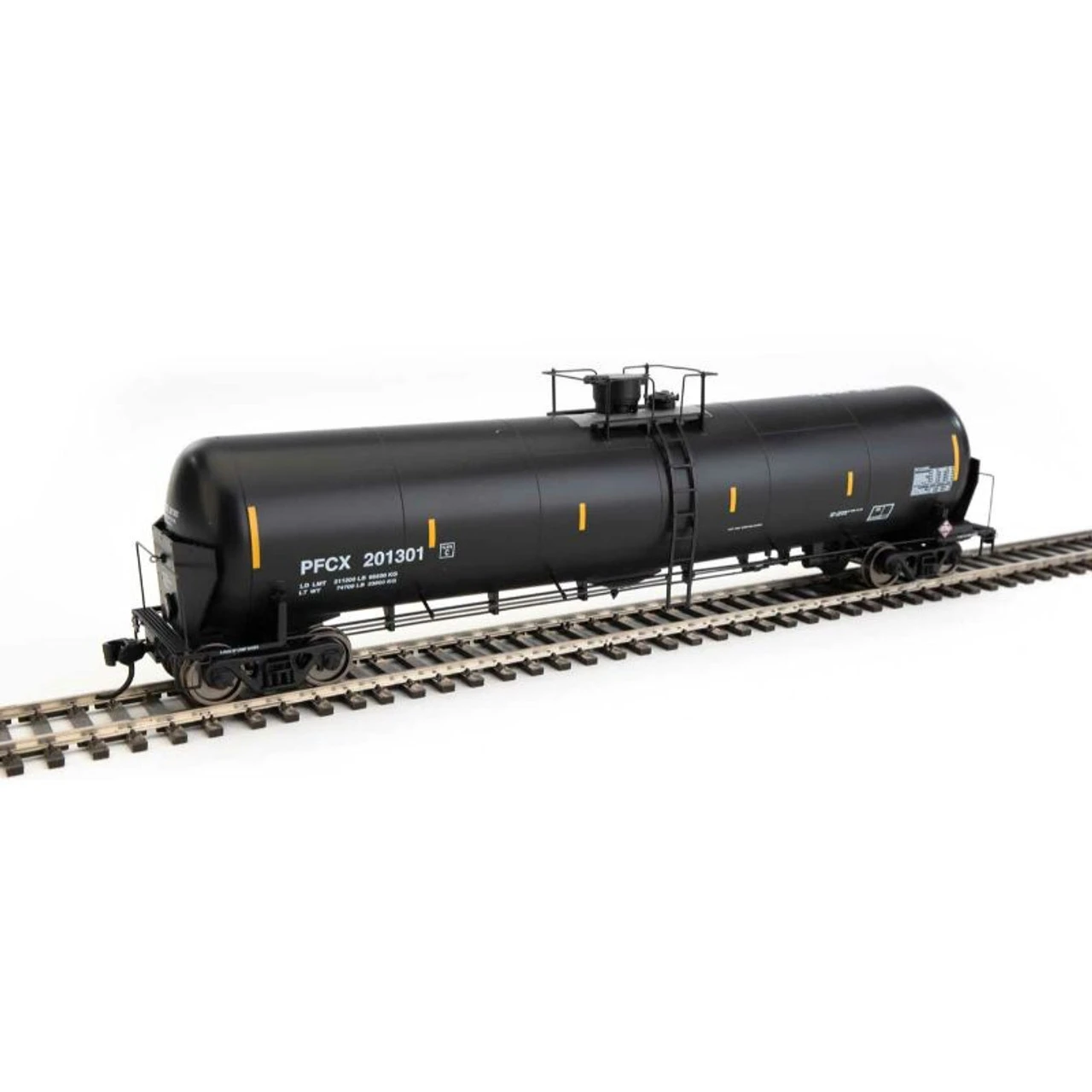 Walthers Proto 920-100742 - 55' Trinity Modified 30,145-Gallon Tank Car First Union Wells Fargo Rail Corp PFCX 201301 - HO Scale 1 Walthers Proto 920-100742 - 55' Trinity Modified 30,145-Gallon Tank Car First Union Wells Fargo Rail Corp PFCX 201301 - HO Scale