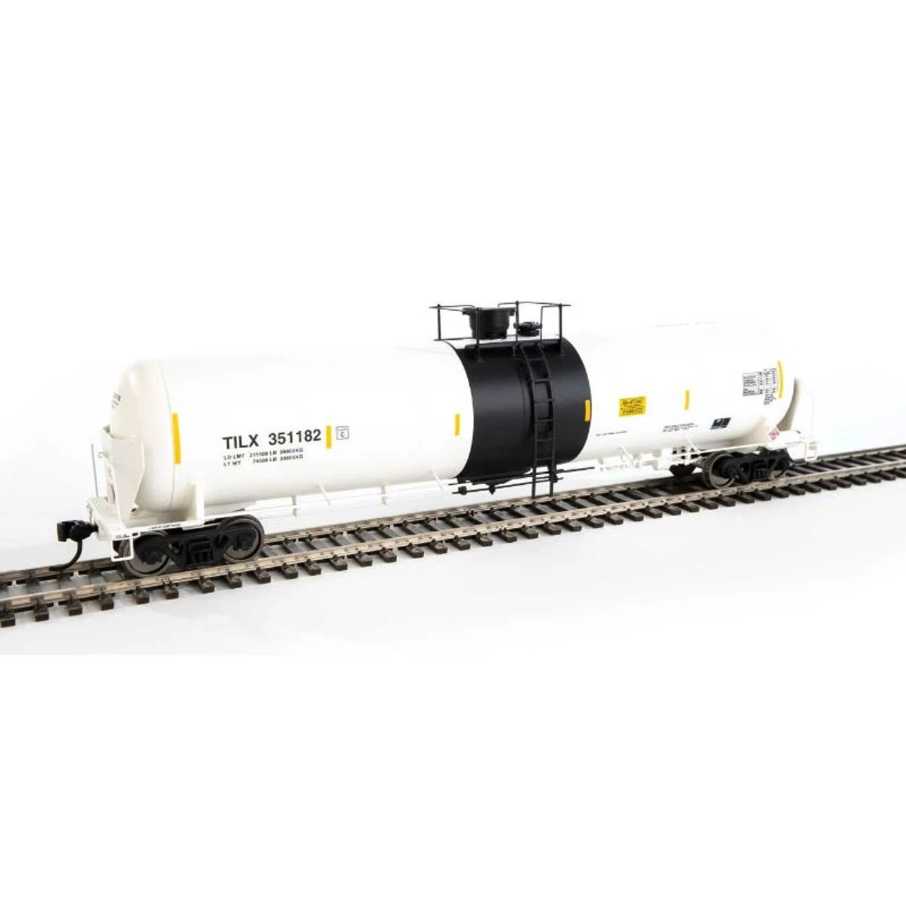 Walthers Proto 920-100756 - 55' Trinity Modified 30,145-Gallon Tank Car Trinity Industries (TILX) 351182 - HO Scale 1 Walthers Proto 920-100756 - 55' Trinity Modified 30,145-Gallon Tank Car Trinity Industries (TILX) 351182 - HO Scale