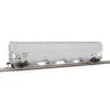 Walthers Proto 920-105845 - 67' Trinity 6351 4-Bay Covered Hopper - Ready To Run -- Bunge Corporation (gray, Yellow Conspicuity Stripes) BNGX 20274 - HO Scale