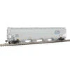 Walthers Proto 920-105850 - 67' Trinity 6351 4-Bay Covered Hopper - Ready To Run -- Cenex Harvest States Cooperative (gray, Blue CHS Logo) CHSX 580149 - HO Scale