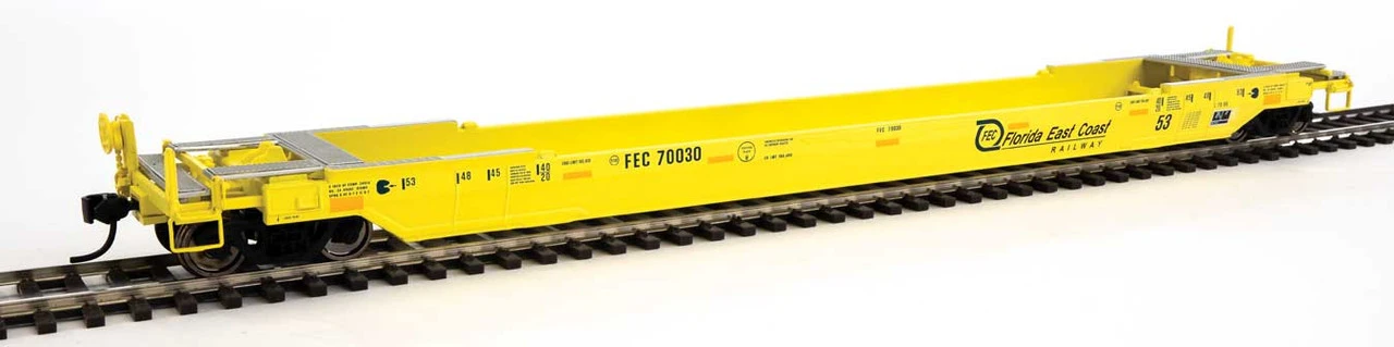 Walthers Proto 920-109037 - Gunderson Rebuilt All-Purpose 53' Well Car Florida East Coast (FEC) 70030 - HO Scale 1 Walthers Proto 920-109037 - Gunderson Rebuilt All-Purpose 53' Well Car Florida East Coast (FEC) 70030 - HO Scale