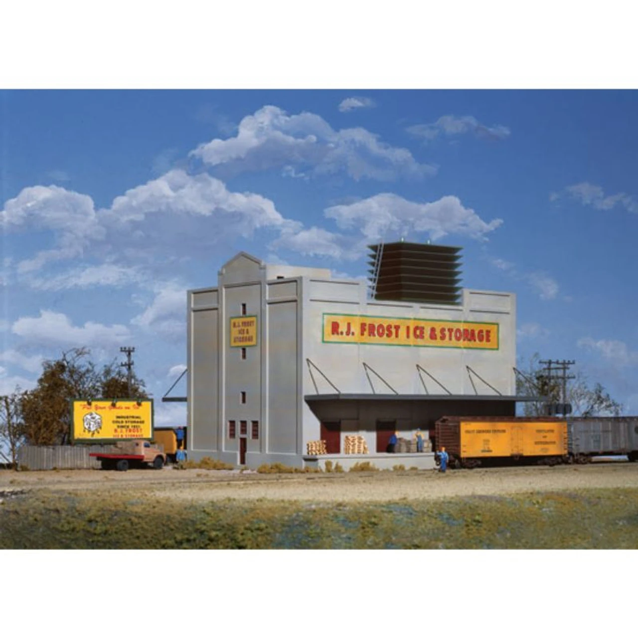 Walthers Cornerstone 933-3020 - RJ Frost Cold Storage - HO Scale Kit 1 Walthers Cornerstone 933-3020 - RJ Frost Cold Storage - HO Scale Kit