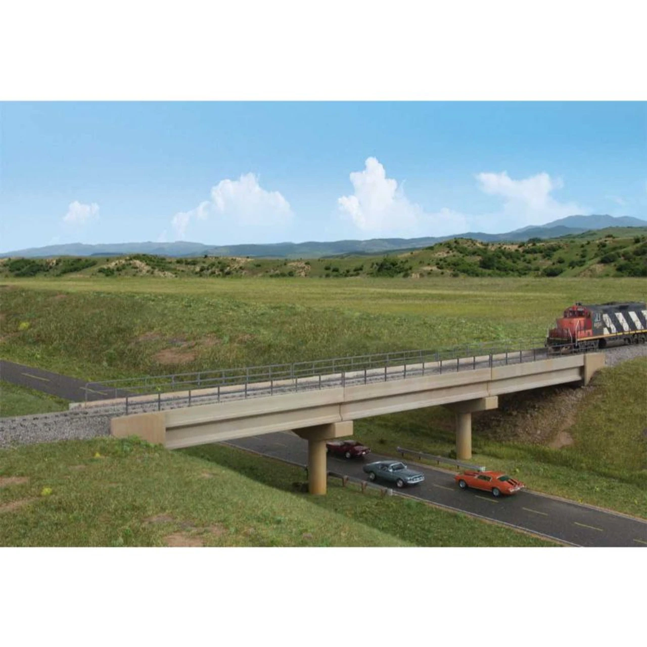 Walthers Cornerstone 933-4592 - Modern Long-Span Concrete Railroad Bridge - HO Scale Kit 1 Walthers Cornerstone 933-4592 - Modern Long-Span Concrete Railroad Bridge - HO Scale Kit