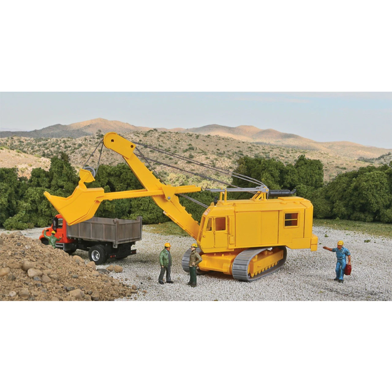 Walthers SceneMaster 949-11001 - Cable Excavator W/Bucket - HO Scale Kit 1 Walthers SceneMaster 949-11001 - Cable Excavator W/Bucket - HO Scale Kit