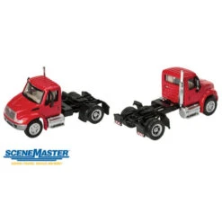 Walthers SceneMaster 949-11131 - Intl 4300 1-Axle Tractor Red - HO Scale