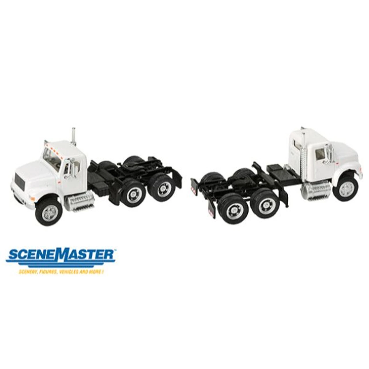 Walthers SceneMaster 949-11180 - Intl 4900 2-Axle Tractor White - HO Scale 1 Walthers SceneMaster 949-11180 - Intl 4900 2-Axle Tractor White - HO Scale
