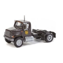 Walthers SceneMaster 949-11193 - Intl 4900 1-Axle Tractor UPS Shield - HO Scale