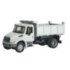 Walthers SceneMaster 949-11635 - 4300 1-Axle Dump - White MOW - HO Scale
