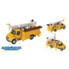 Walthers SceneMaster 949-11732 - International(R) 4300 Utility Truck W/Drill -- Yellow - HO Scale