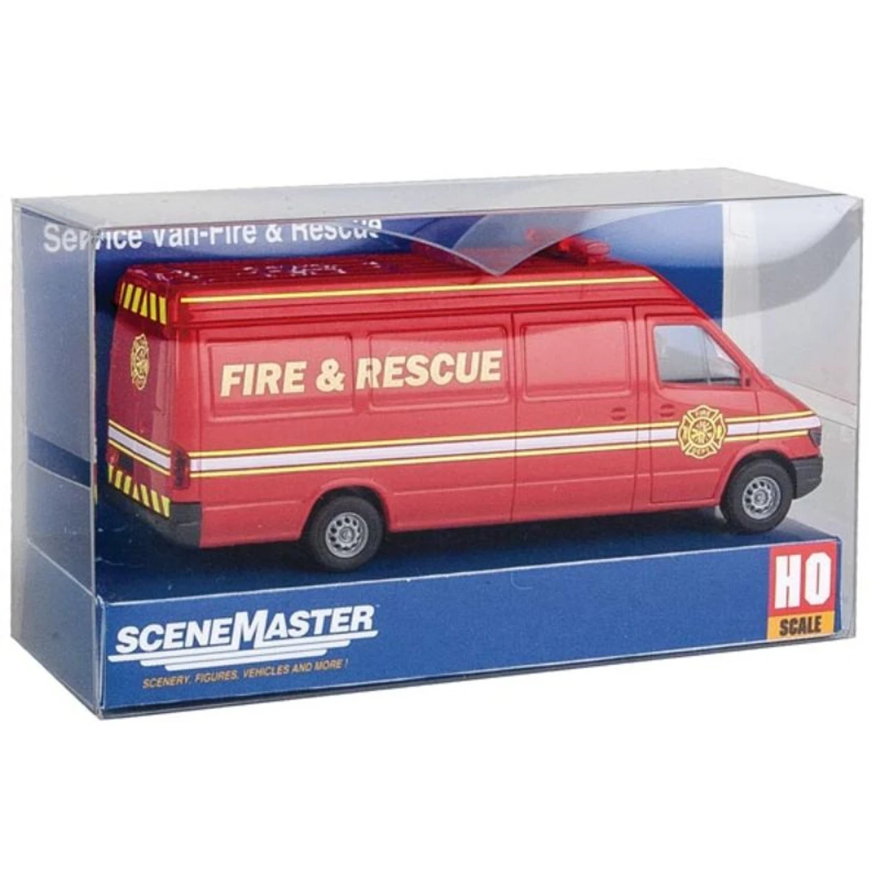 Walthers SceneMaster 949-12204 - Service Van Fire Rescue - HO Scale 1 Walthers SceneMaster 949-12204 - Service Van Fire Rescue - HO Scale
