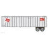 Walthers SceneMaster 949-2603 - Flexi-Van 40' Trailer 2-Pack - Assembled - Milwaukee Road #1 (logo & Flexi-Van Placards; End Doors) Milwaukee Road (MILW) MM 7014, 7020 - HO Scale