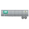 Walthers SceneMaster 949-2610 - Flexi-Van 40' Trailer 2-Pack - Assembled (logo And US Mail Placards; End Doors) Penn Central (PC) NYCU 203692, 203694 - HO Scale