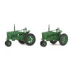 Walthers SceneMaster 949-4161 - Farm Tractor 2-Pack -- Green - HO Scale