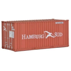 Walthers SceneMaster 949-8006 - 20' Rib Container Hamburg Sud - HO Scale