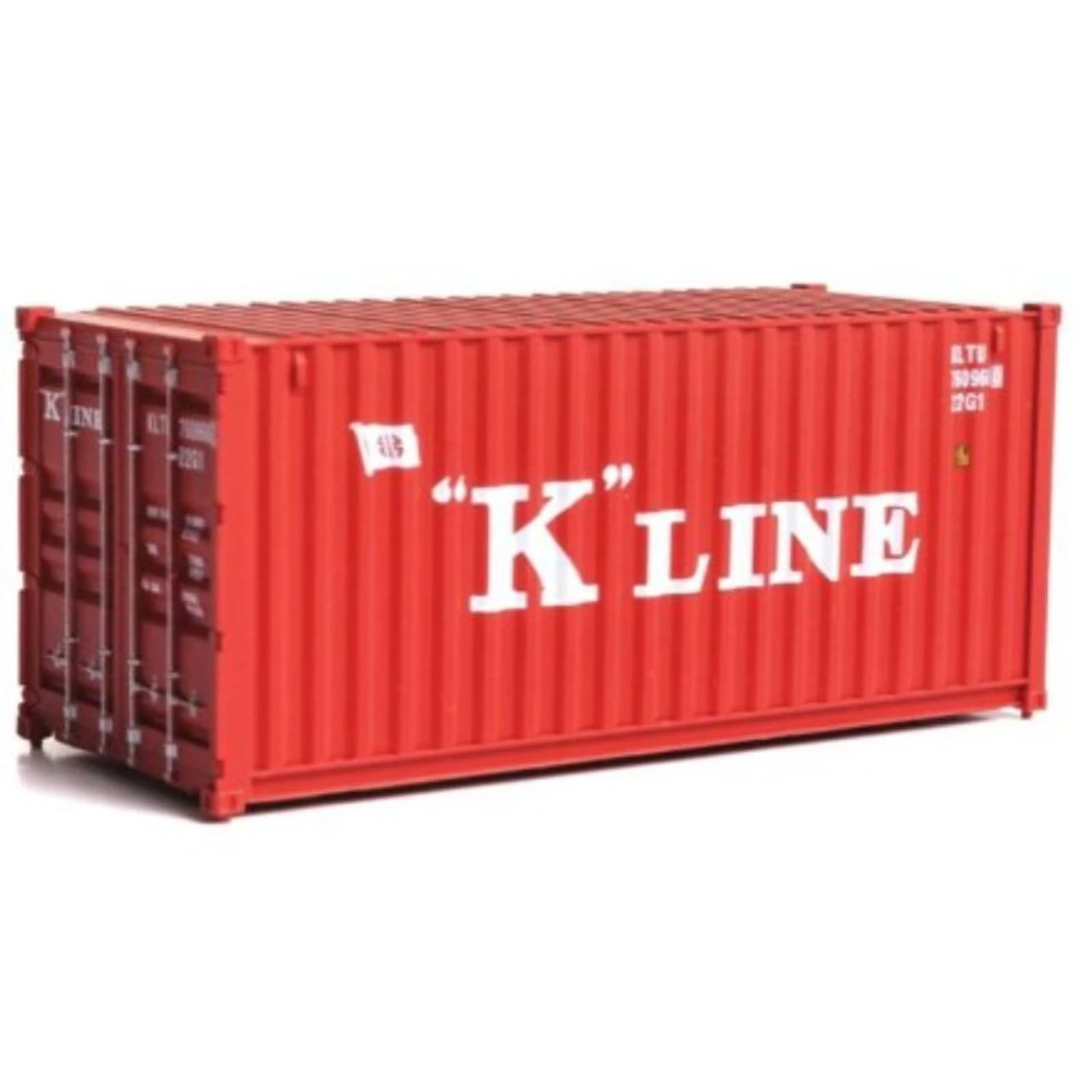 Walthers SceneMaster 949-8073 - 20' Corrugated Container K-Line - HO Scale 1 Walthers SceneMaster 949-8073 - 20' Corrugated Container K-Line - HO Scale
