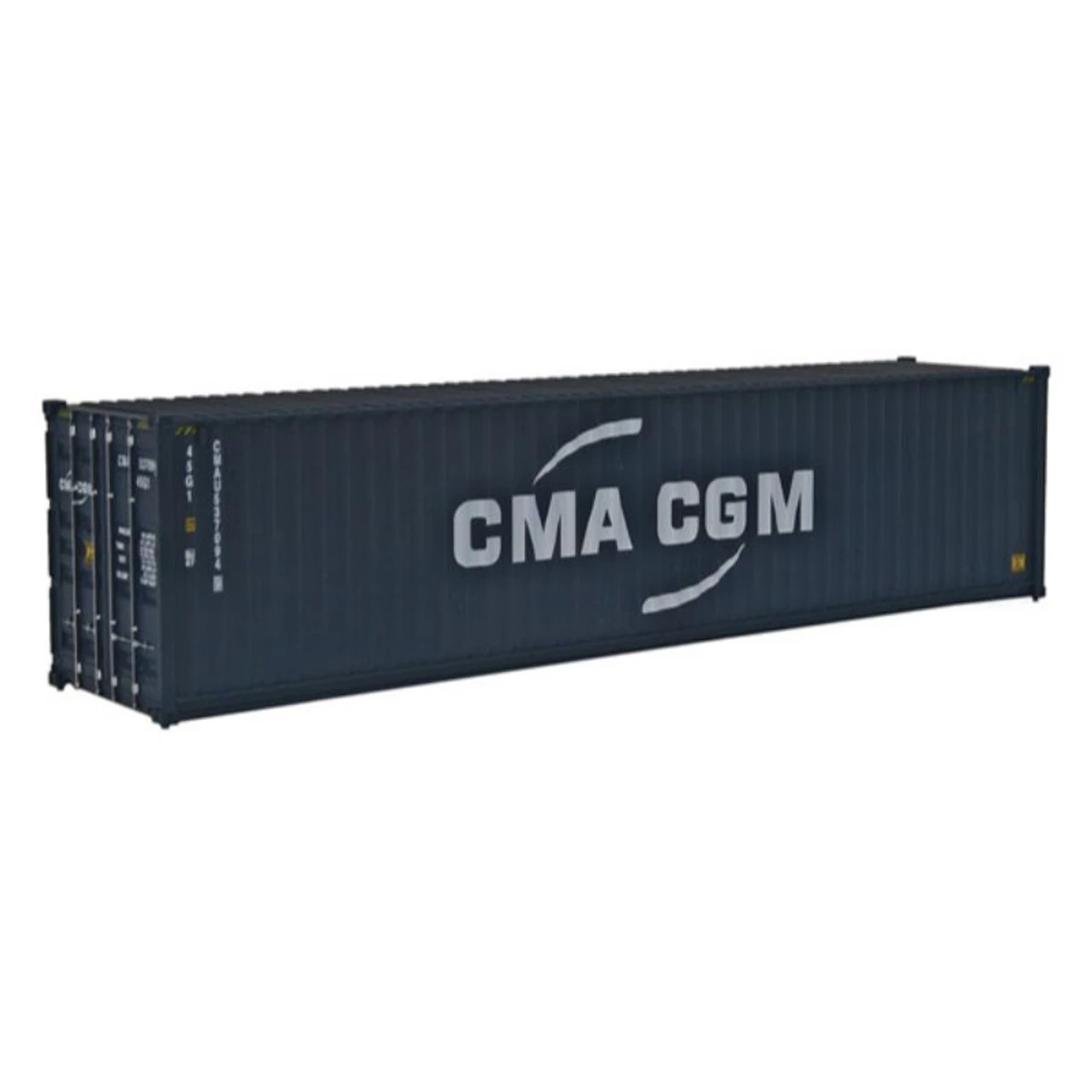 Walthers SceneMaster 949-8257 - 40' Hi Cube Corrugated Side Container CMA-CGM - HO Scale 1 Walthers SceneMaster 949-8257 - 40' Hi Cube Corrugated Side Container CMA-CGM - HO Scale
