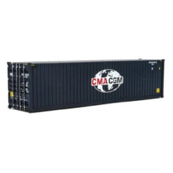 Walthers SceneMaster 949-8260 - 40' Hi Cube Corrugated Side Container CMA-CGM - HO Scale