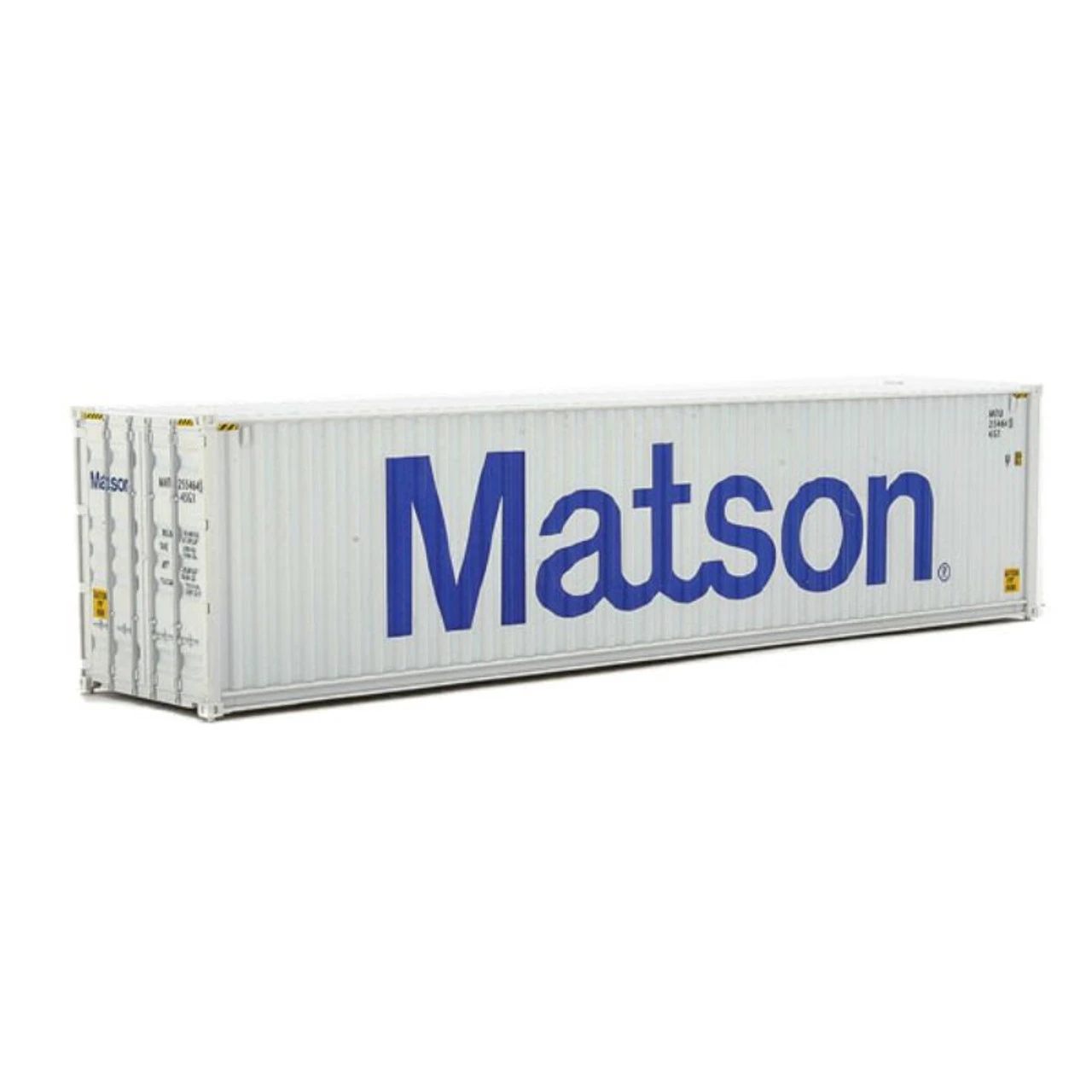 Walthers SceneMaster 949-8263 - 40' Hi Cube Corrugated Side Container Matson - HO Scale 1 Walthers SceneMaster 949-8263 - 40' Hi Cube Corrugated Side Container Matson - HO Scale