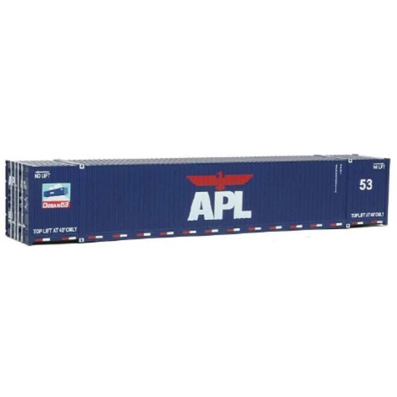 Walthers SceneMaster 949-8511 - 53' Container APLZ - HO Scale 1 Walthers SceneMaster 949-8511 - 53' Container APLZ - HO Scale