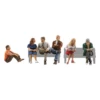 Woodland Scenics #1829 - People Sitting - HO Scale