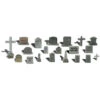 Woodland Scenics #1856 - Tombstones - HO Scale