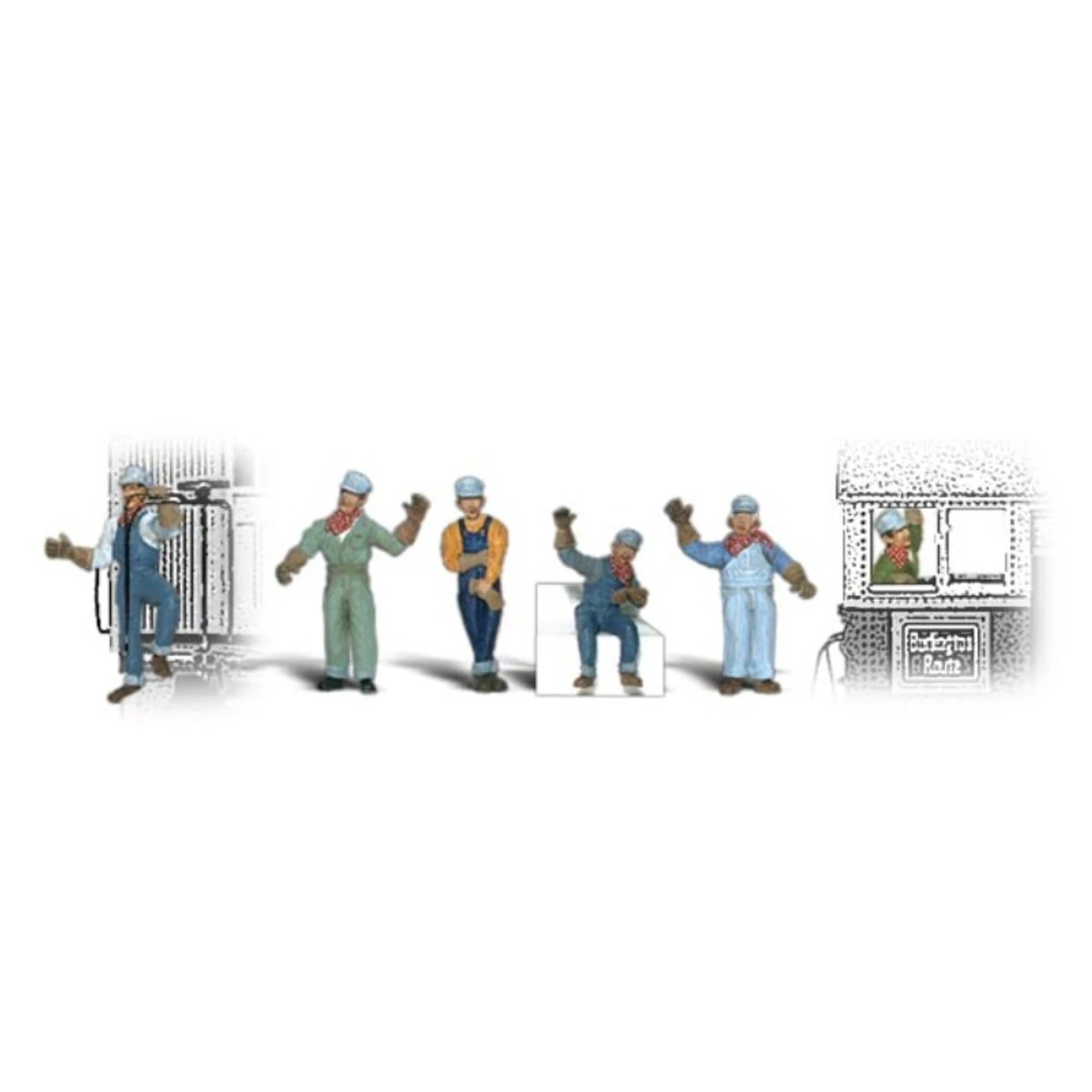 Woodland Scenics #1866 - Engineers - HO Scale 1 Woodland Scenics #1866 - Engineers - HO Scale