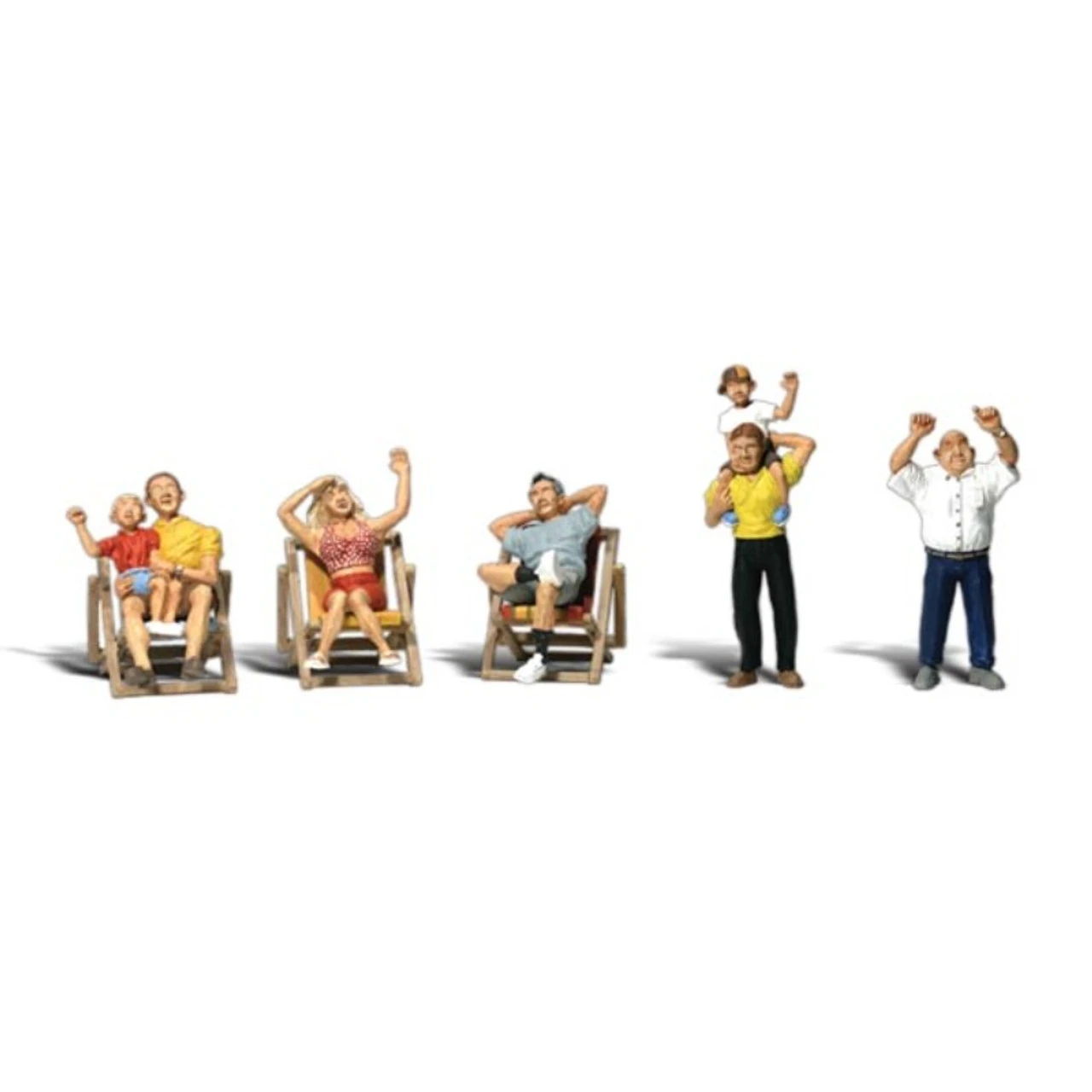 Woodland Scenics #1881 - Spectators - HO Scale 1 Woodland Scenics #1881 - Spectators - HO Scale