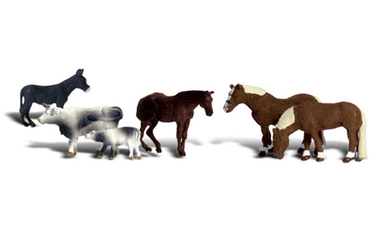 Woodland Scenics #1888 - Farm Animals - HO Scale 1 Woodland Scenics #1888 - Farm Animals - HO Scale