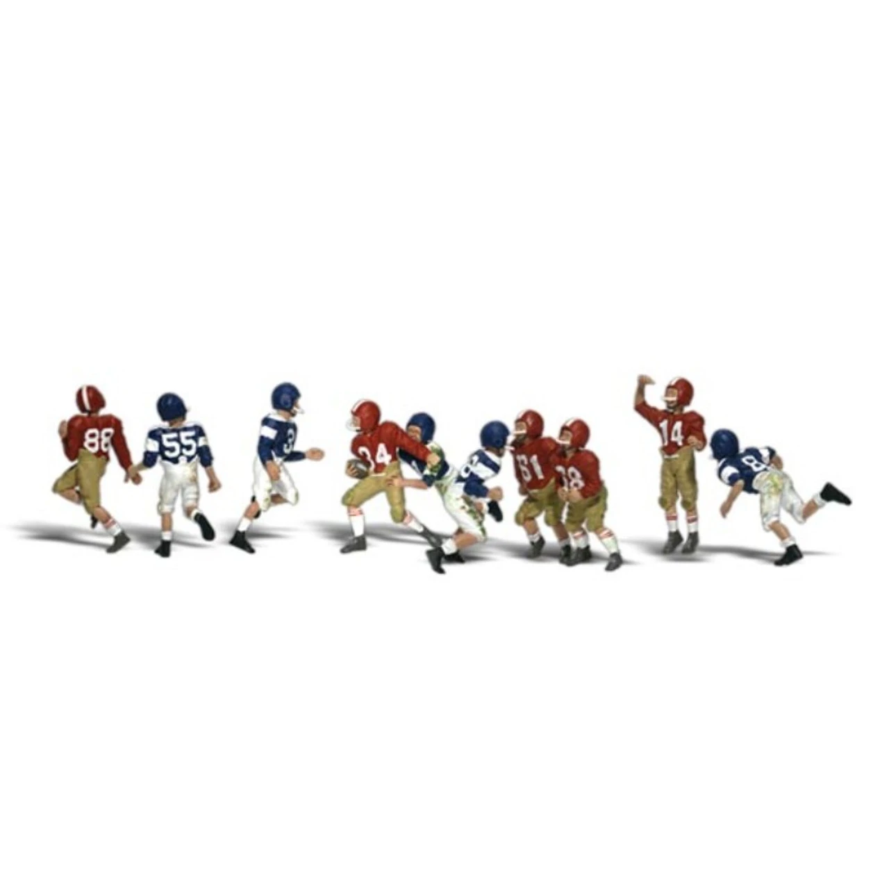 Woodland Scenics #1895 - Youth Football Players- HO Scale 1 Woodland Scenics #1895 - Youth Football Players- HO Scale