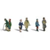 Woodland Scenics #1900 - Couples In Coats - HO Scale