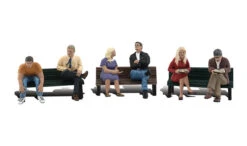 Woodland Scenics #1924 -People On Benches - HO Scale