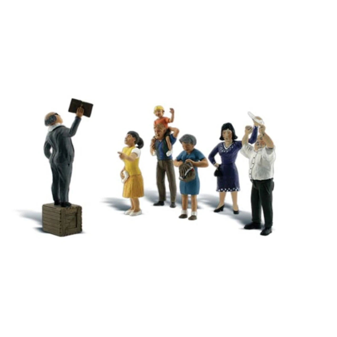 Woodland Scenics #1925 - Sermon On The Crate - HO Scale 1 Woodland Scenics #1925 - Sermon On The Crate - HO Scale