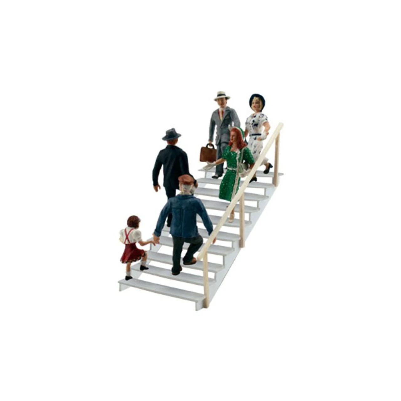 Woodland Scenics #1954 - Taking The Stairs - HO Scale 1 Woodland Scenics #1954 - Taking The Stairs - HO Scale