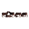 Woodland Scenics #1955 - Black Angus Cows - HO Scale