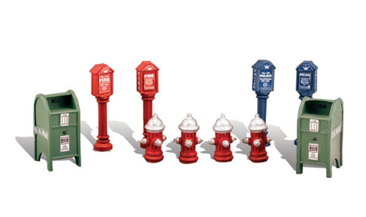Woodland Scenics #1960 - Street Items - HO Scale 1 Woodland Scenics #1960 - Street Items - HO Scale